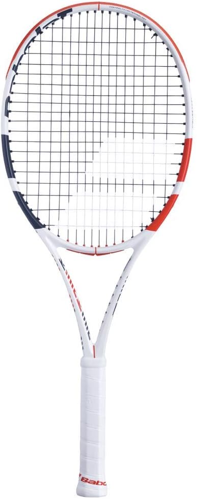 Babolat Pure Strike Team Tennis Racquet (3rd Gen) - Strung with 16g White Babolat Syn Gut at Mid-Range Tension