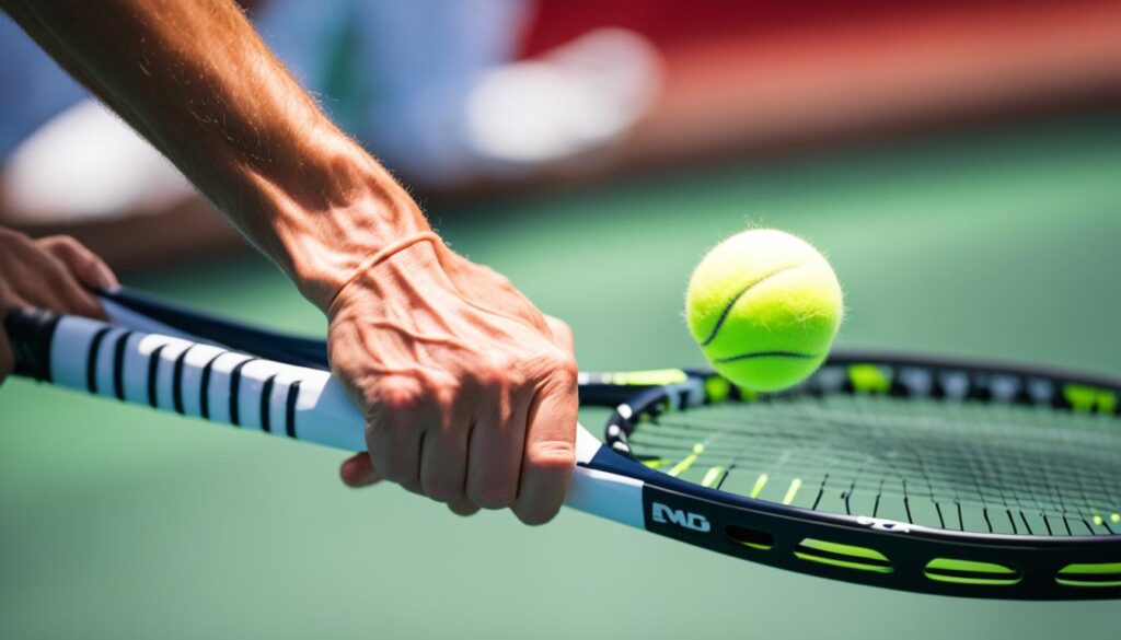 Tennis serve wind-up